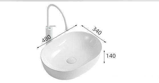 Ceramic basin