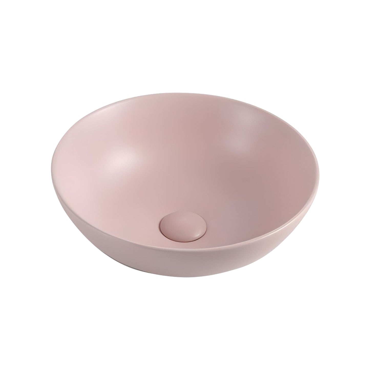 Bathroom sink ceramic hand wash matt pink basin