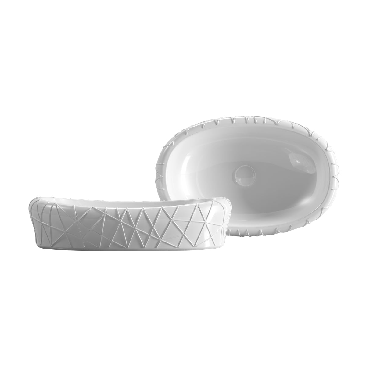 Bathroom sink bird's nest texture ceramic basin
