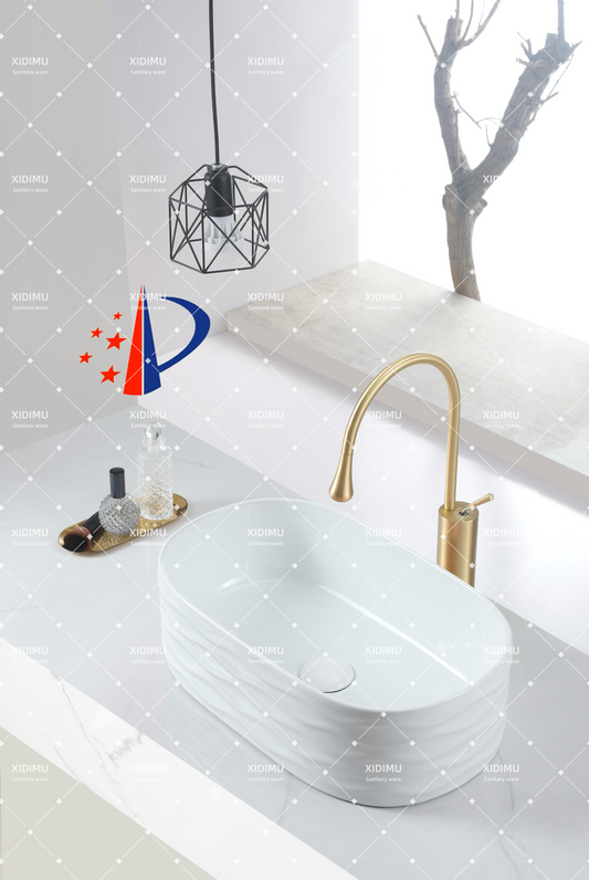 Ceramic wash basin countertop art basin new design Retro style European and American style