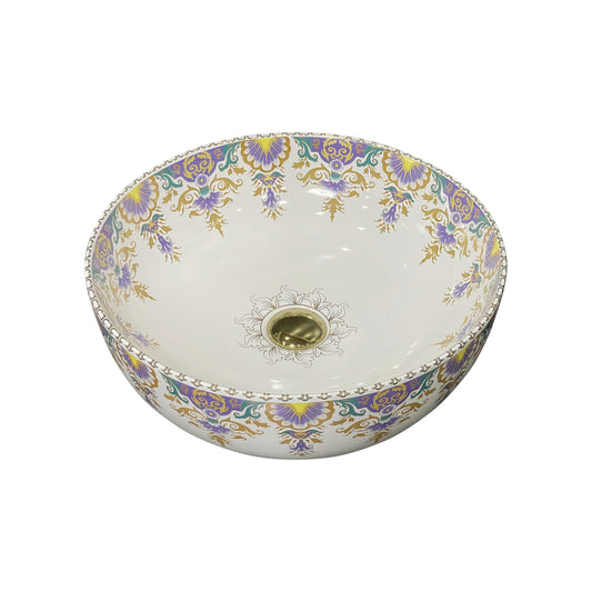 Decorative Design Antique Ceramic Sinks Unique Art Basin Wash Basin