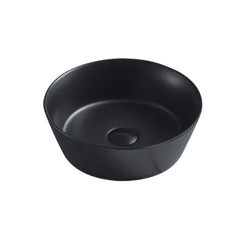 Bathrom Matt Black Color Ceramic Wash Hand Basin