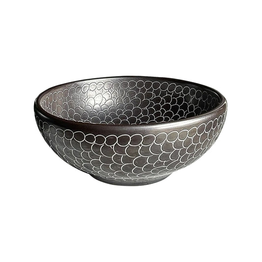 Black Above Counter Ceramic Wash Basin Bathroom