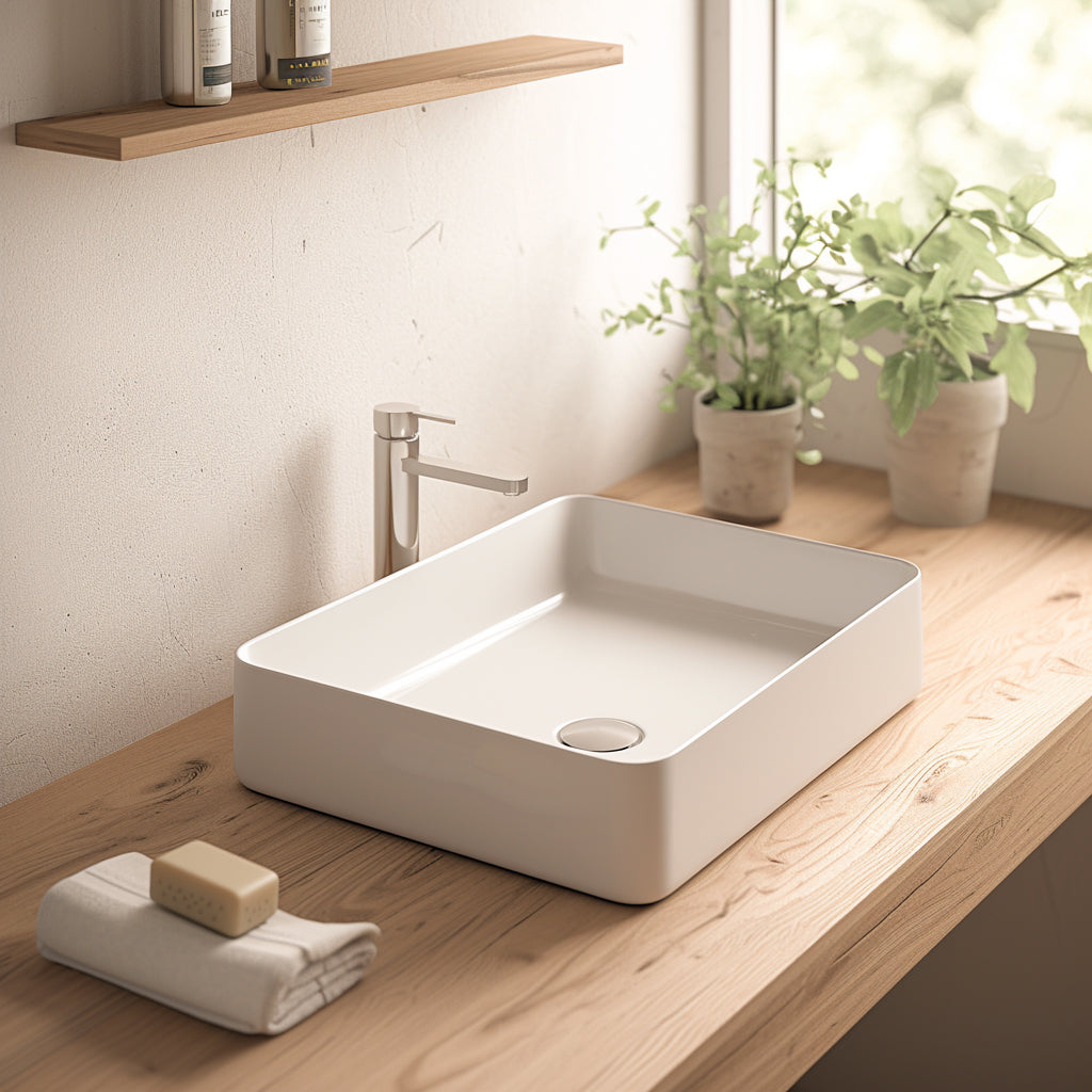 Vessel sink bathroom countertop basin