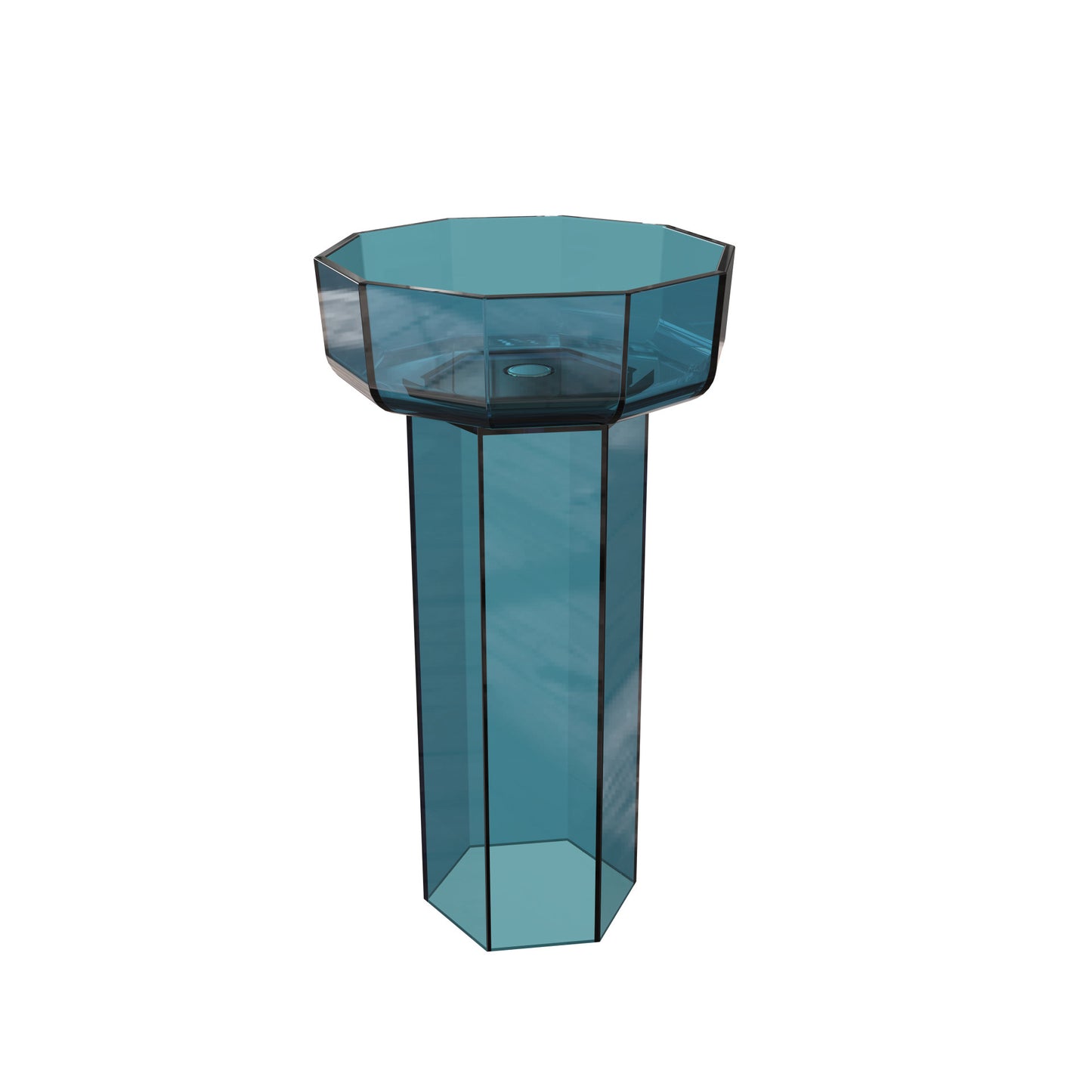 Resin pedestal basin