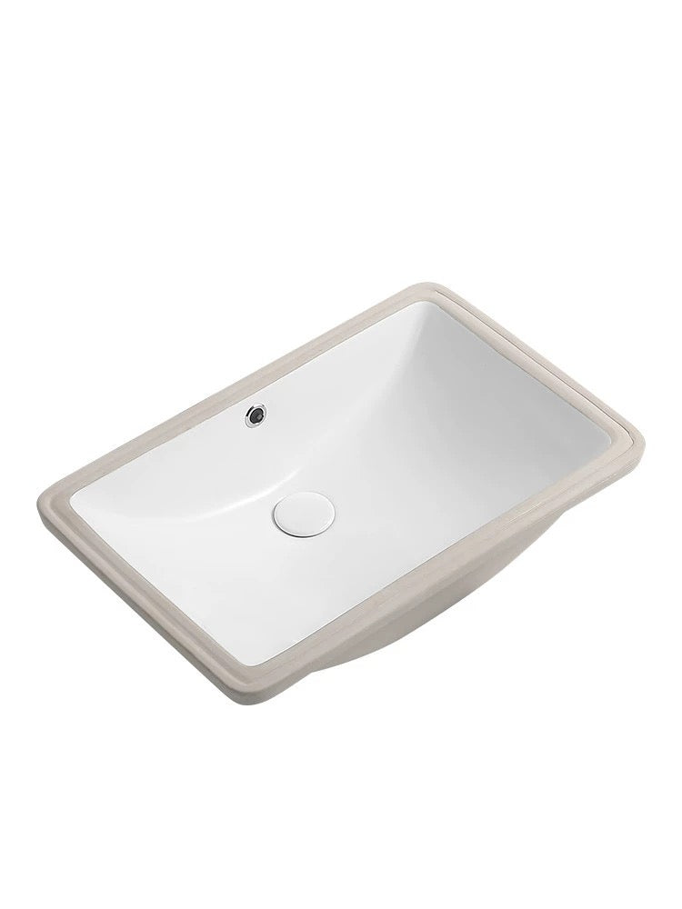 Ceramic sink undercounter basin