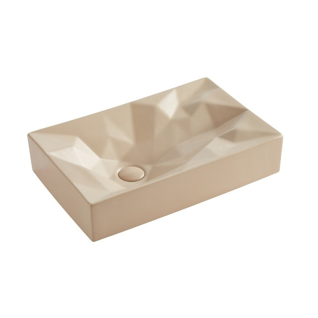 Colorful ceramic bathroom sink countertop basin