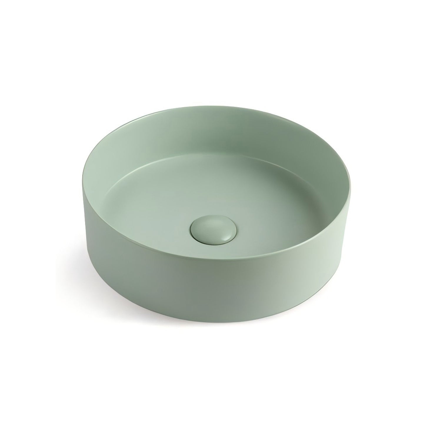 Matt Green Round Hand Wash Basin  Bathroom Sink For Hotel