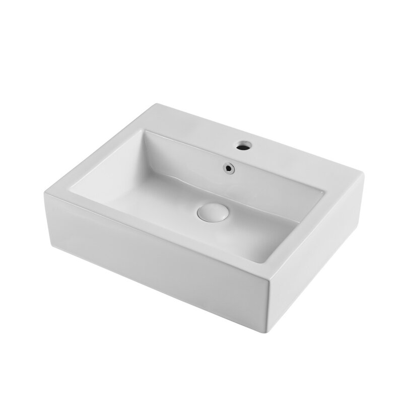 Ceramic Square Sink Sanitary Ware New design Art Basin Colored Bathroom