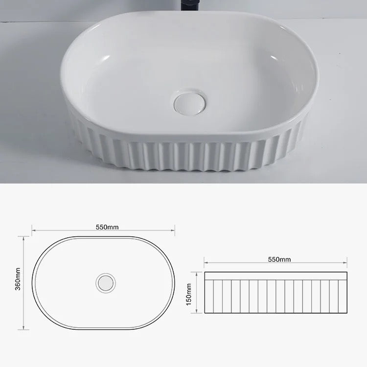 Ceramic basin
