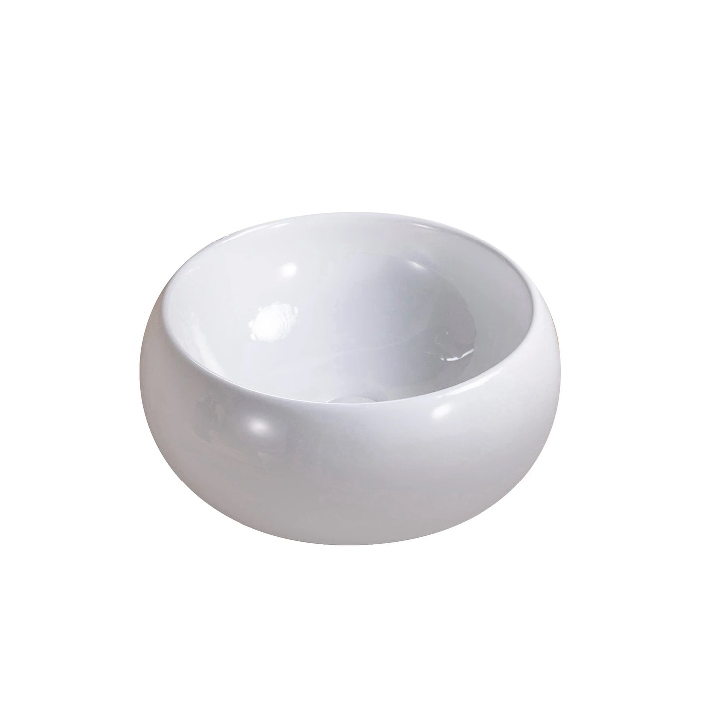 Ceramic vessel sink bathroom round art basin