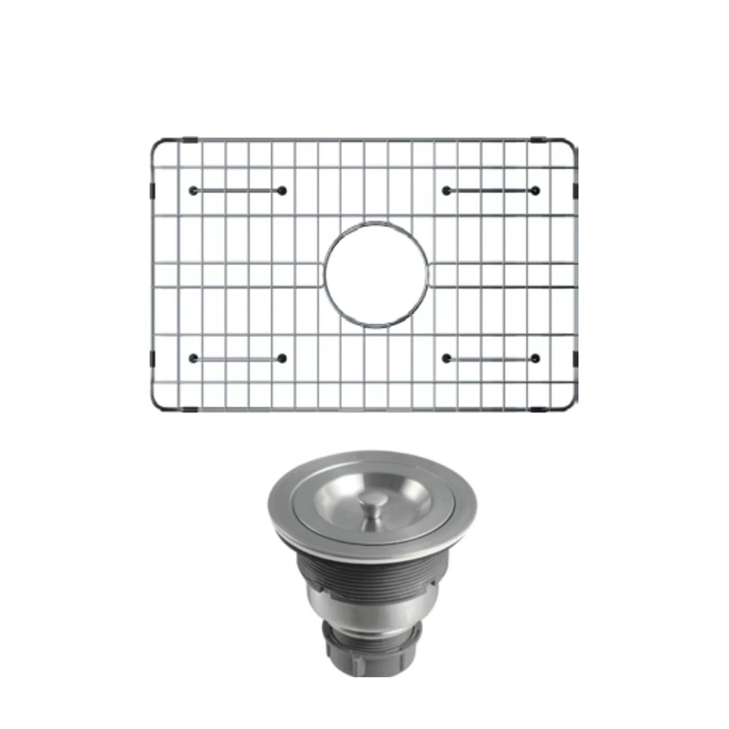 24inch Ceramic Kitchen Sink With Drainer and Drain net