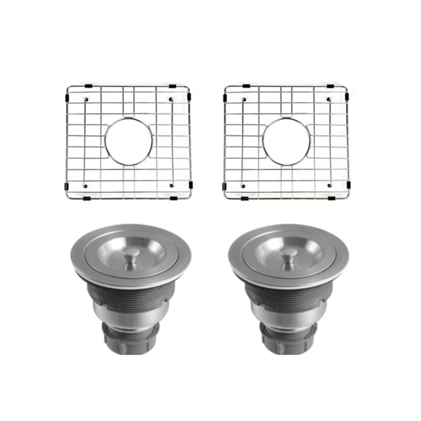 Ceramic double kitchen sink 33 inches double basin
