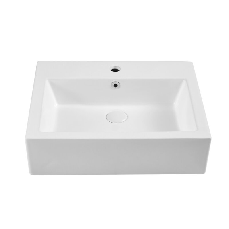Ceramic Square Sink Sanitary Ware New design Art Basin Colored Bathroom